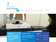 Tablet Screenshot of carmencarballo.com